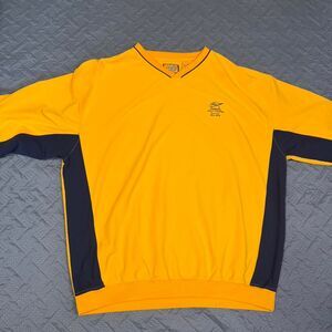 Vintage 00s Golf short sleeved Windbreaker pullover Hill AFB Hubbard Size XL